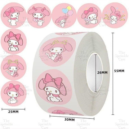 Self-adhesive Round Square Sticker and Sticky Tape Packaging TSC