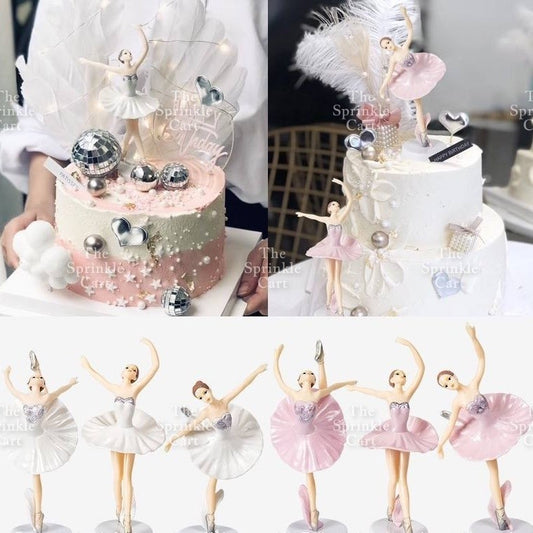 Disnney Princess Ballerina Cars and Spiderman Cake Topper Decoration