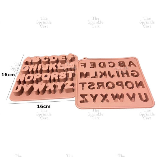 Silicone Chocolate Molder Big/Small Letters