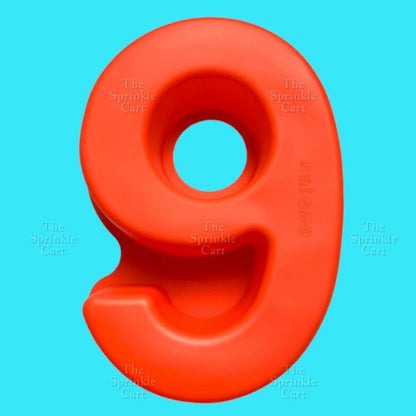 10-inch Silicone Number Cake Molder Oven safe Thick Baking Tool TSC