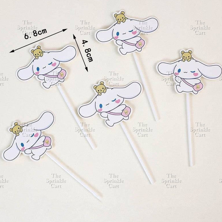 Sanlio Character Toy Cake Topper Souvenir DIY Kulomi Milody Cinnamonrol Decoration TSC