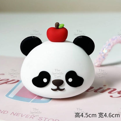 Cute Cartoon Soft Doll Head Cake Decoration for Birthday Party Supplies TSC
