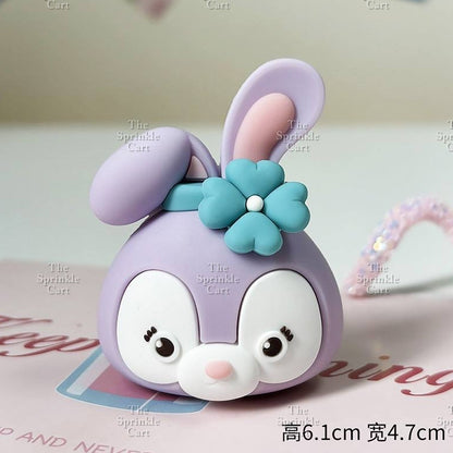 Cute Cartoon Soft Doll Head Cake Decoration for Birthday Party Supplies TSC