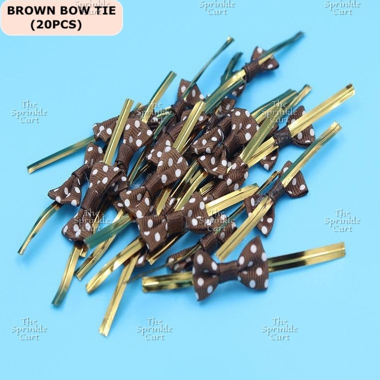 Metallic Twist Wire Bow Tie DIY Packaging