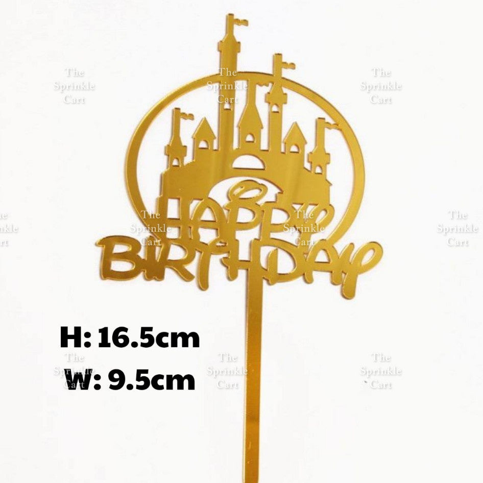 Acrylic Happy Birthday Happy Anniv & Baby Shower Cake Topper Birthday Wedding Party Decoration TSC