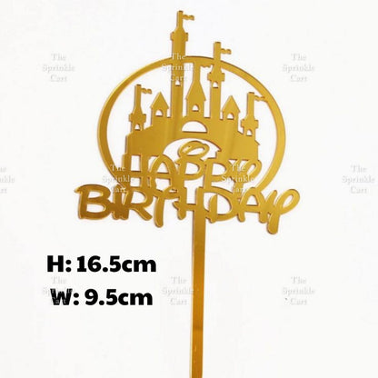 Acrylic Happy Birthday Happy Anniv & Baby Shower Cake Topper Birthday Wedding Party Decoration TSC