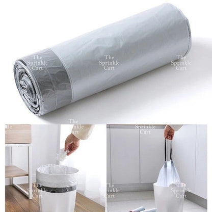 Drawstring Garbage Bag Roll Thickened Trash Bag Disposable Plastic Household Kitchen Trash Bag
