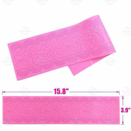 Sugar Lace Silicone Molder Fondant Cake Decorating Baking Tool TSC