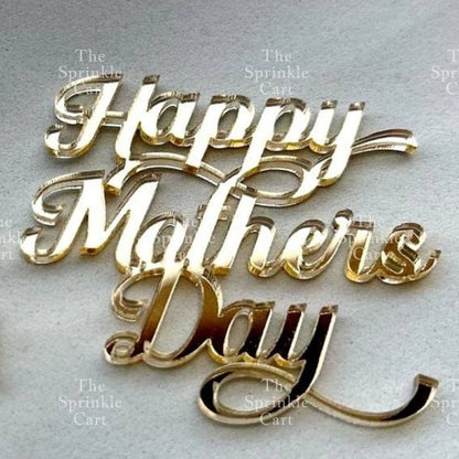 Mother’s Day Father’s Day Theme Cake Acrylic Paper Topper Decoration TSC