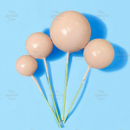 Balls Cake Topper Gold Silver Red Pink Blue Decoration Birthday Party TSC
