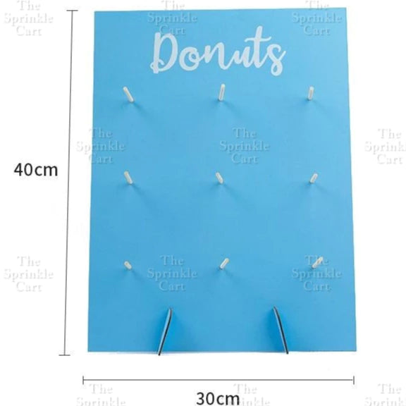 Wooden Donuts Wall Display Stand Holder Donut Sweets Doughnut Rack for Party Birthday Wedding