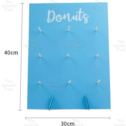 Wooden Donuts Wall Display Stand Holder Donut Sweets Doughnut Rack for Party Birthday Wedding
