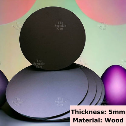 Cake Drum Corrugated 13mm Thickness / MDF Cake Board 5pcs/2pcs 5mm Thickness