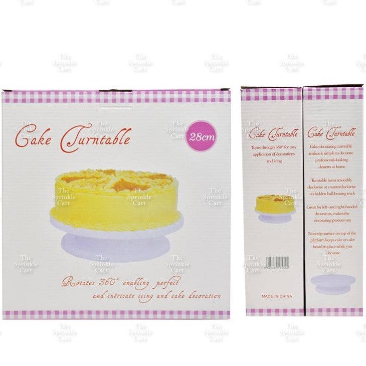 Cake Decorating Turntable Plastic with rubber