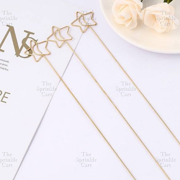 Flower Bouquet Metal Card Holder DIY Elegant Heart Round Star Postcard Clips Decors TSC