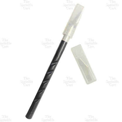 Pen Type Precision Knife with Extra Blade for DIY Craft and Cake Decoration TSC