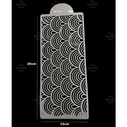 Stencil Cake Border Sugar Sieve Boho Molder Sugarlace Fondant Baking Cake Decoration
