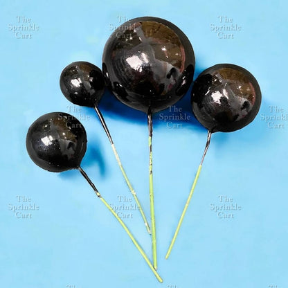 Balls Cake Topper Gold Silver Red Pink Blue Decoration Birthday Party TSC