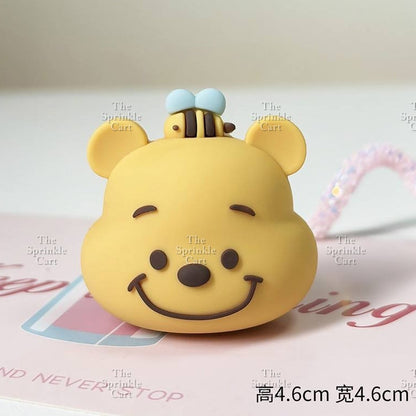 Cute Cartoon Soft Doll Head Cake Decoration for Birthday Party Supplies TSC