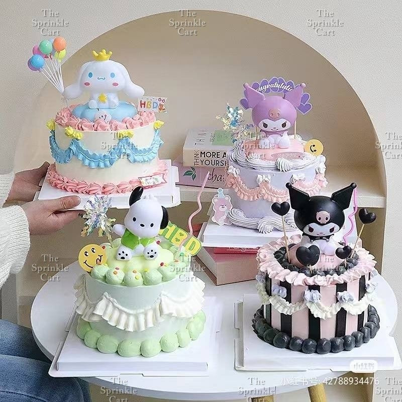 Sanlio 3D Cloud and Moon LED Night Toy Cake Topper TSC