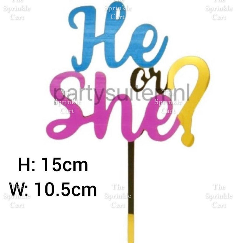 Baby Boy and Girl Cake Topper Decoration TSC