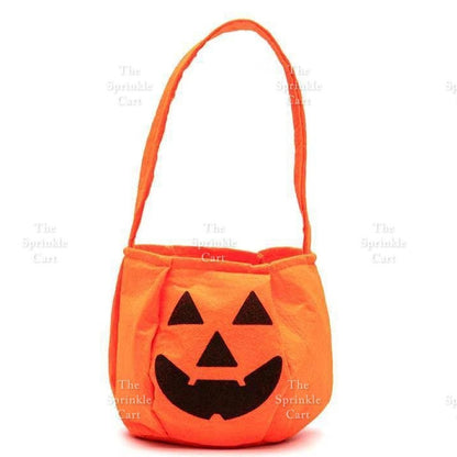 Pumpkin Halloween Costume Bag for Adult Children Decor Non-Woven Halloween Candy Sack Decoration TSC