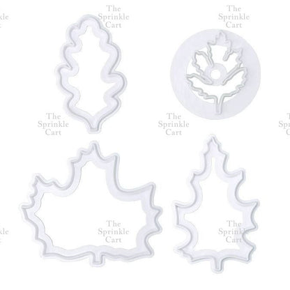 Merry Christmas Leaves Fondant Cutter Gingerbread Cookie Cutter Plastic DIY Lettering Pasko Cutter