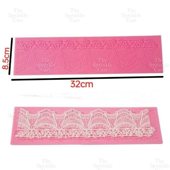 Sugar Lace Silicone Molder Fondant Cake Decorating Baking Tool TSC