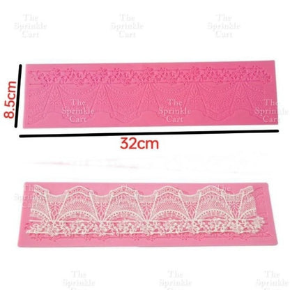 Sugar Lace Silicone Molder for Cake Edge Decoration and Chocolate Fondant Mold TSC