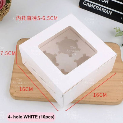 Cupcake Box with holder Brownies Revel Bar Muffin Pastry Packaging TSC