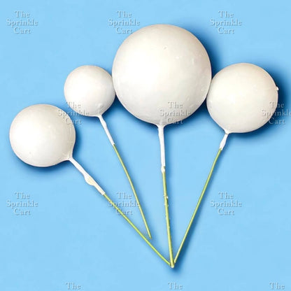 Balls Cake Topper Gold Silver Red Pink Blue Decoration Birthday Party TSC