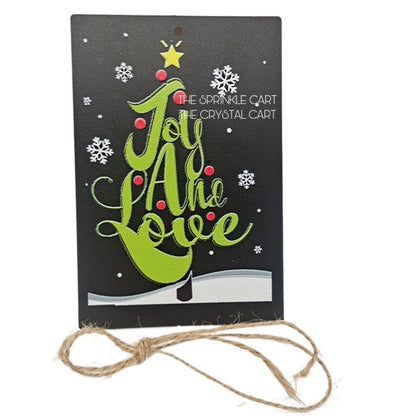 Christmas Wooden Card Door Hanging Christmas Tree Ornament Cardboard Merry Christmas Season Banner