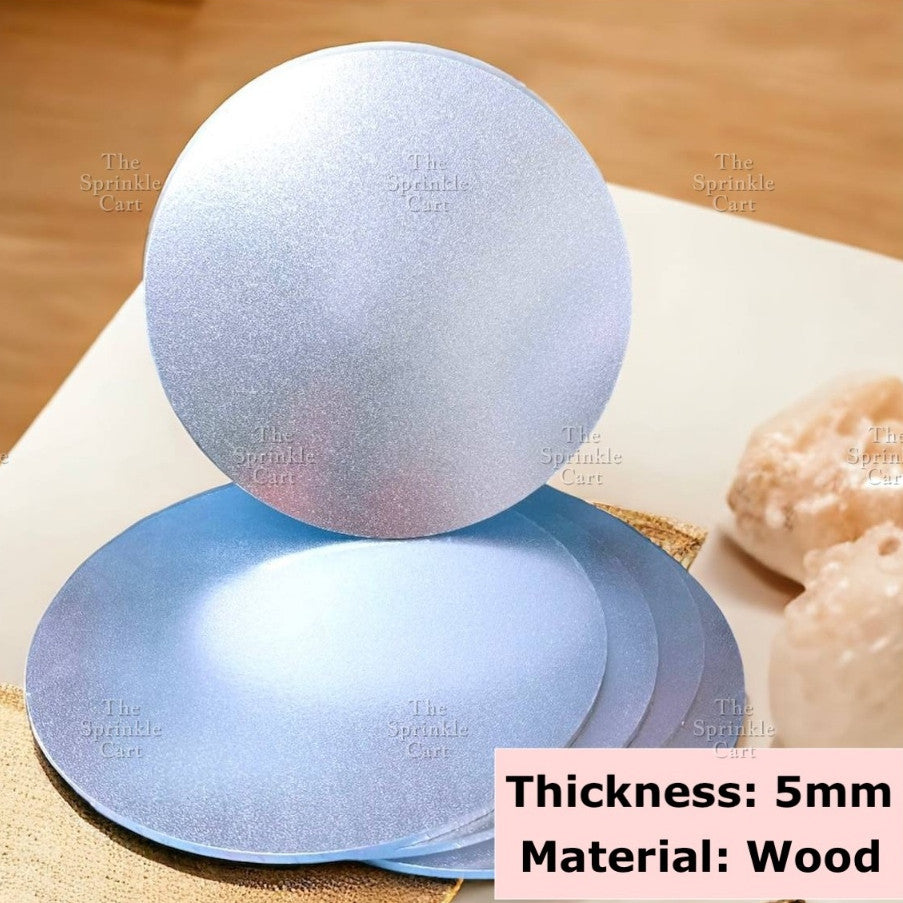 Cake Drum Corrugated 13mm Thickness / MDF Cake Board 5pcs/2pcs 5mm Thickness