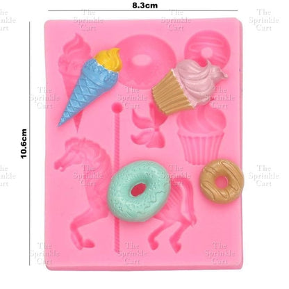 [Part 5] New Silicone Molder for Baking Fondant Cake Decoration  Mould Bakeware Series TSC