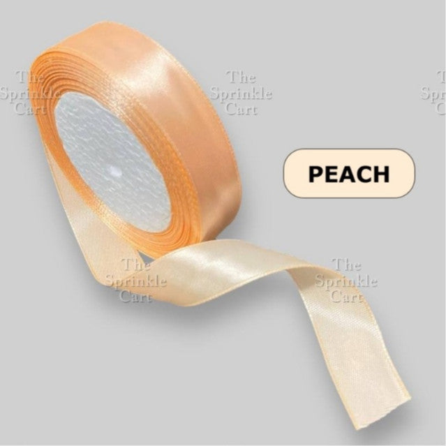 Colored Satin / Glitter Gold Silver Ribbon 23meters