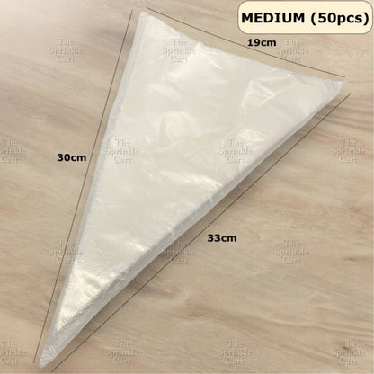 100/50pcs Disposable Pastry Piping Bag and Accessories TSC