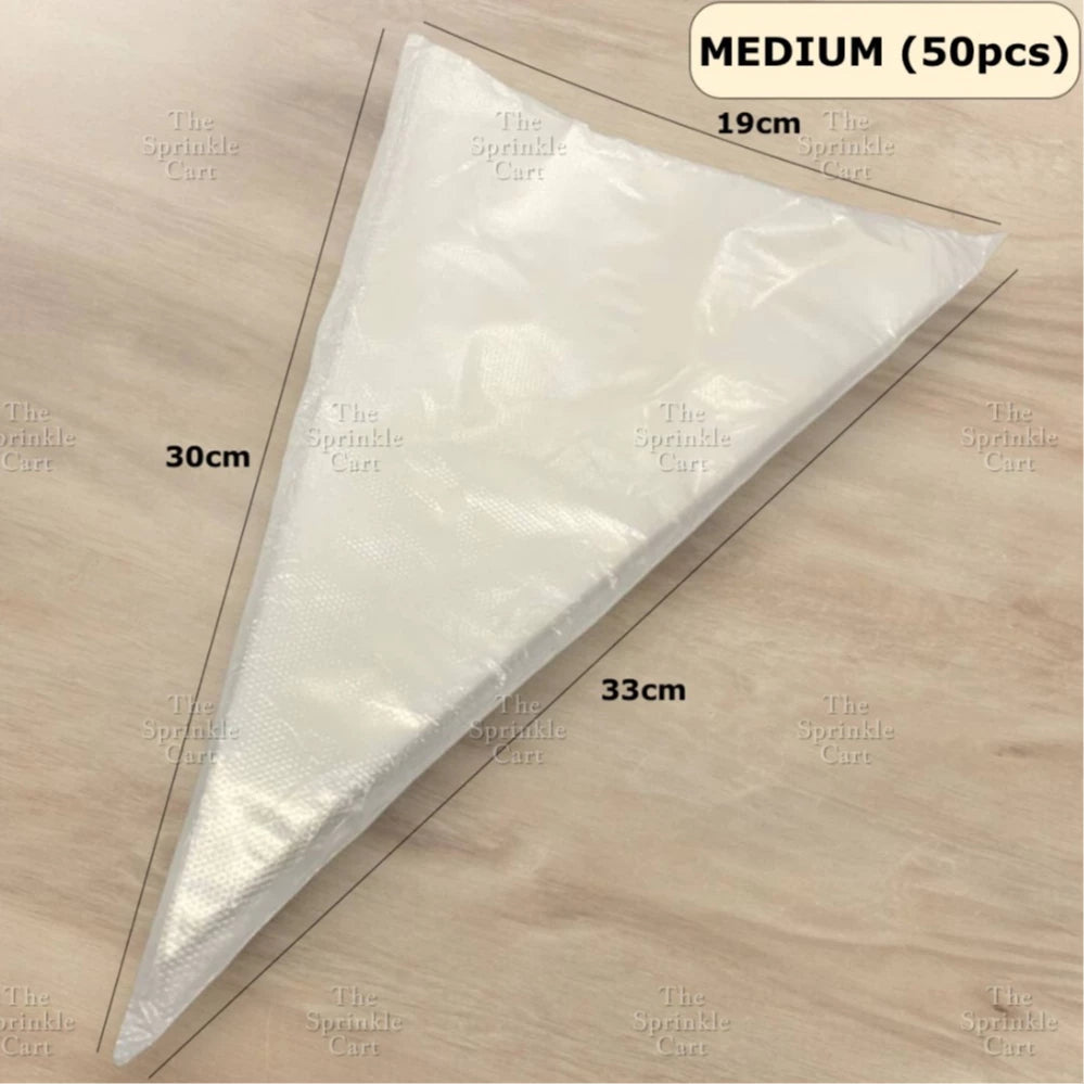 100/50pcs Disposable Pastry Piping Bag and Accessories TSC