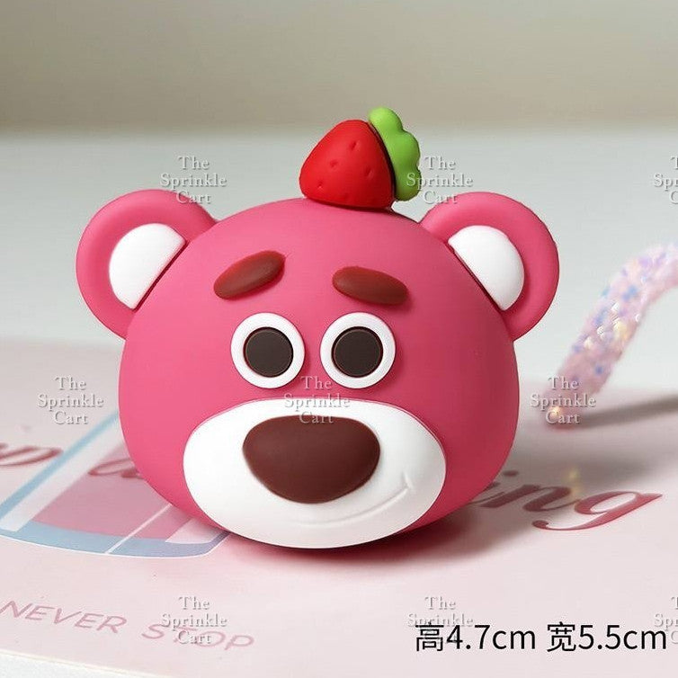 Cute Cartoon Soft Doll Head Cake Decoration for Birthday Party Supplies TSC