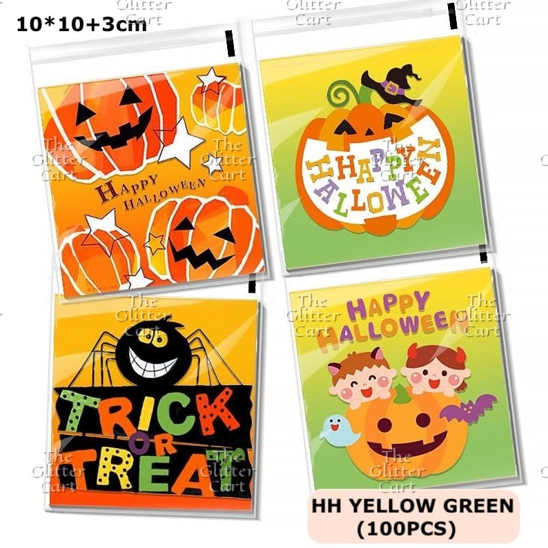 Cookie Packaging OPP Plastic Bag Halloween Christmas Pastry Bag Transparent Cookie Plastic Bag