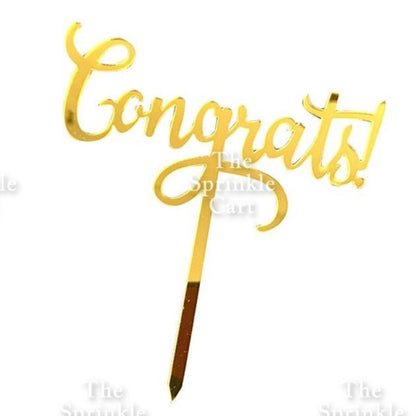 Happy Teachers Day Graduation Cake Topper Congrats Acrylic Embosser TSC