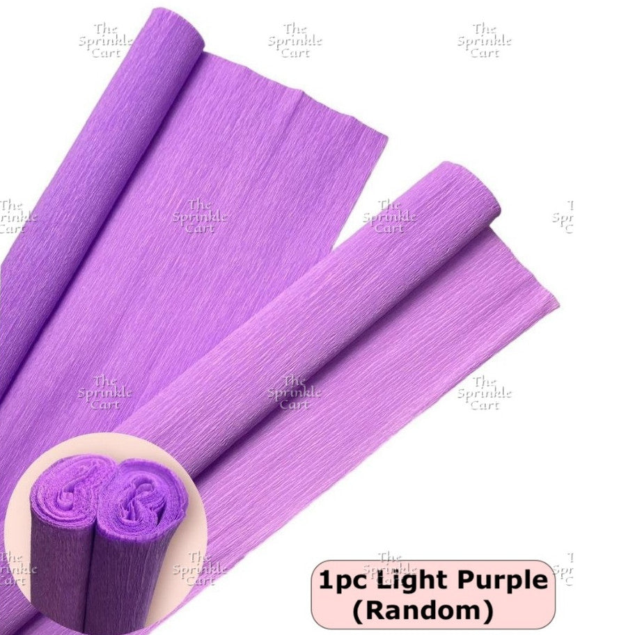 Premium Crepe Paper Rolls Decor DIY Flower Gift Wrapping Wedding Decoration Flower Arts Craft TSC