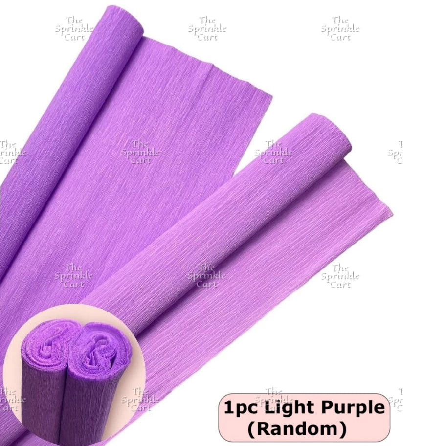 Premium Crepe Paper Rolls Decor DIY Flower Gift Wrapping Wedding Decoration Flower Arts Craft TSC