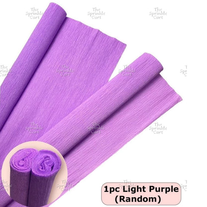 Premium Crepe Paper Rolls Decor DIY Flower Gift Wrapping Wedding Decoration Flower Arts Craft TSC