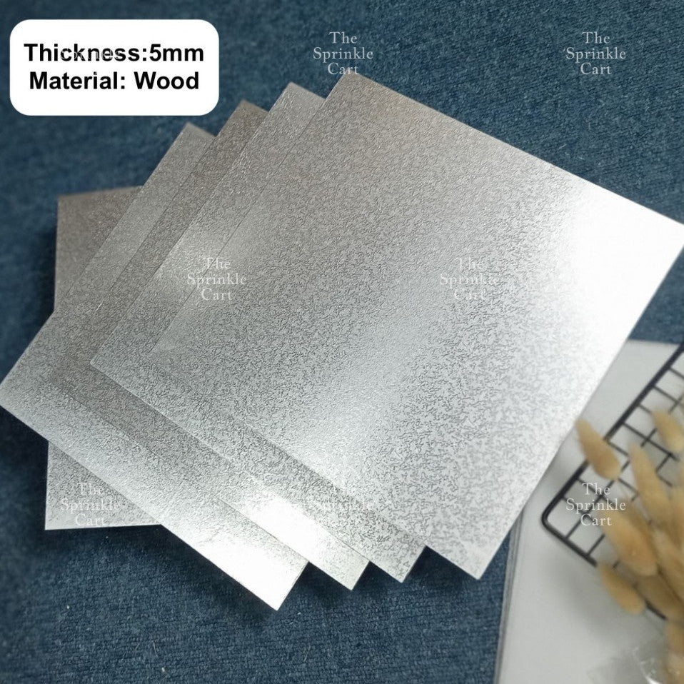 Cake Drum Corrugated 13mm Thickness / MDF Cake Board 5pcs/2pcs 5mm Thickness