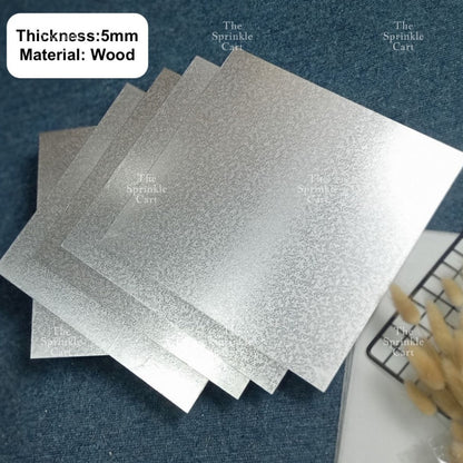 Cake Drum Corrugated 13mm Thickness / MDF Cake Board 5pcs/2pcs 5mm Thickness