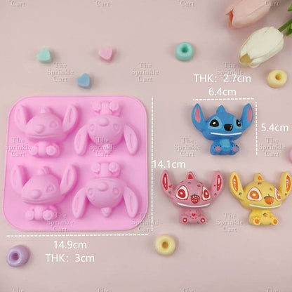 4S Silicone Character DIY Kulomi Milody Cinnamonrol & Sanlio Molder Baking Supply TSC