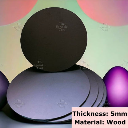 Cake Drum Corrugated 13mm Thickness / MDF Cake Board 5pcs/2pcs 5mm Thickness