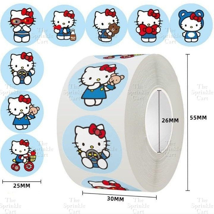 Self-adhesive Round Square Sticker and Sticky Tape Packaging TSC