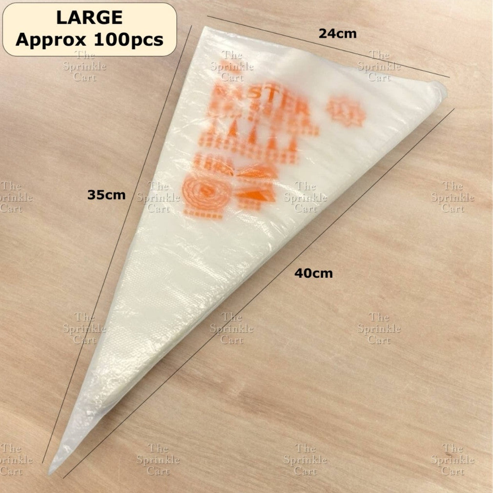 100/50pcs Disposable Pastry Piping Bag and Accessories TSC