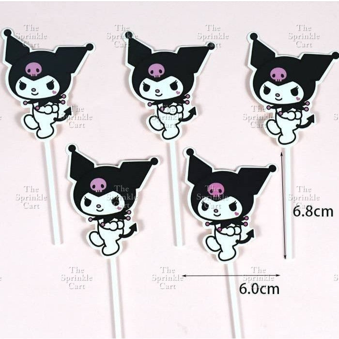 Sanlio Character Toy Cake Topper Souvenir DIY Kulomi Milody Cinnamonrol Decoration TSC